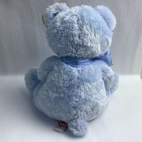 Ty Classic Plush - Radcliffe the Blue Bear - 12" NWT - TySilk Bear - Picture 4 of 7